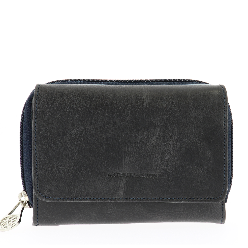 Oiled Leather Wallet and Card Holder Pink