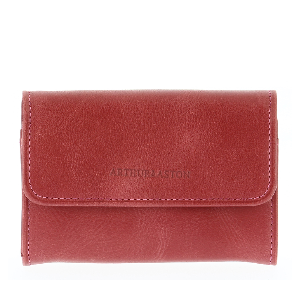 Oiled cowhide leather wallet and cards