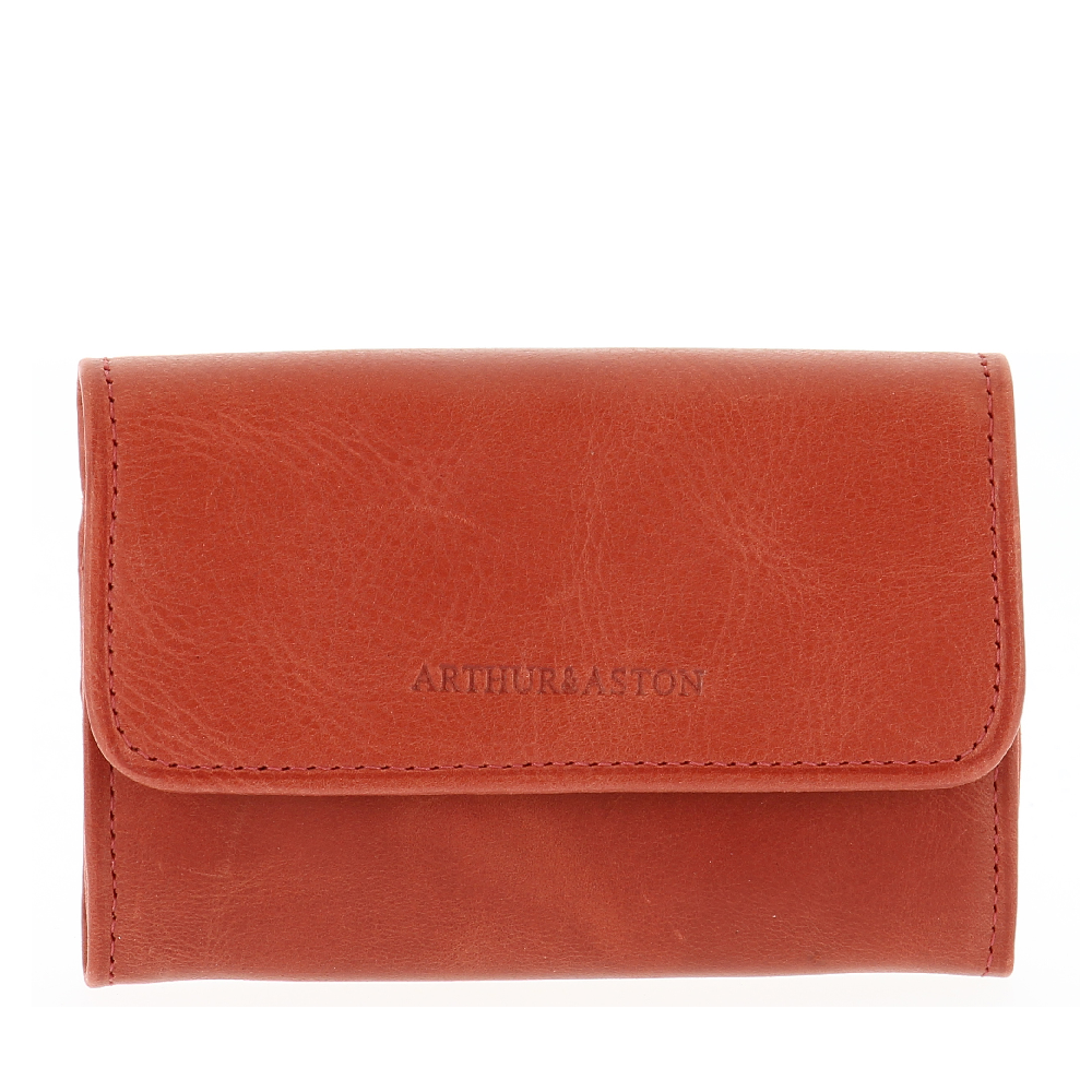 Oiled cowhide leather wallet and cards