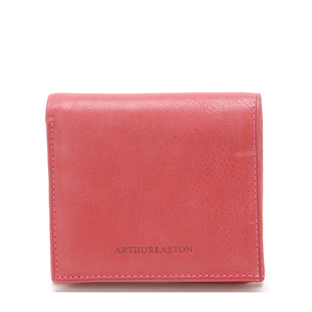 Oiled leather wallet and cards holder