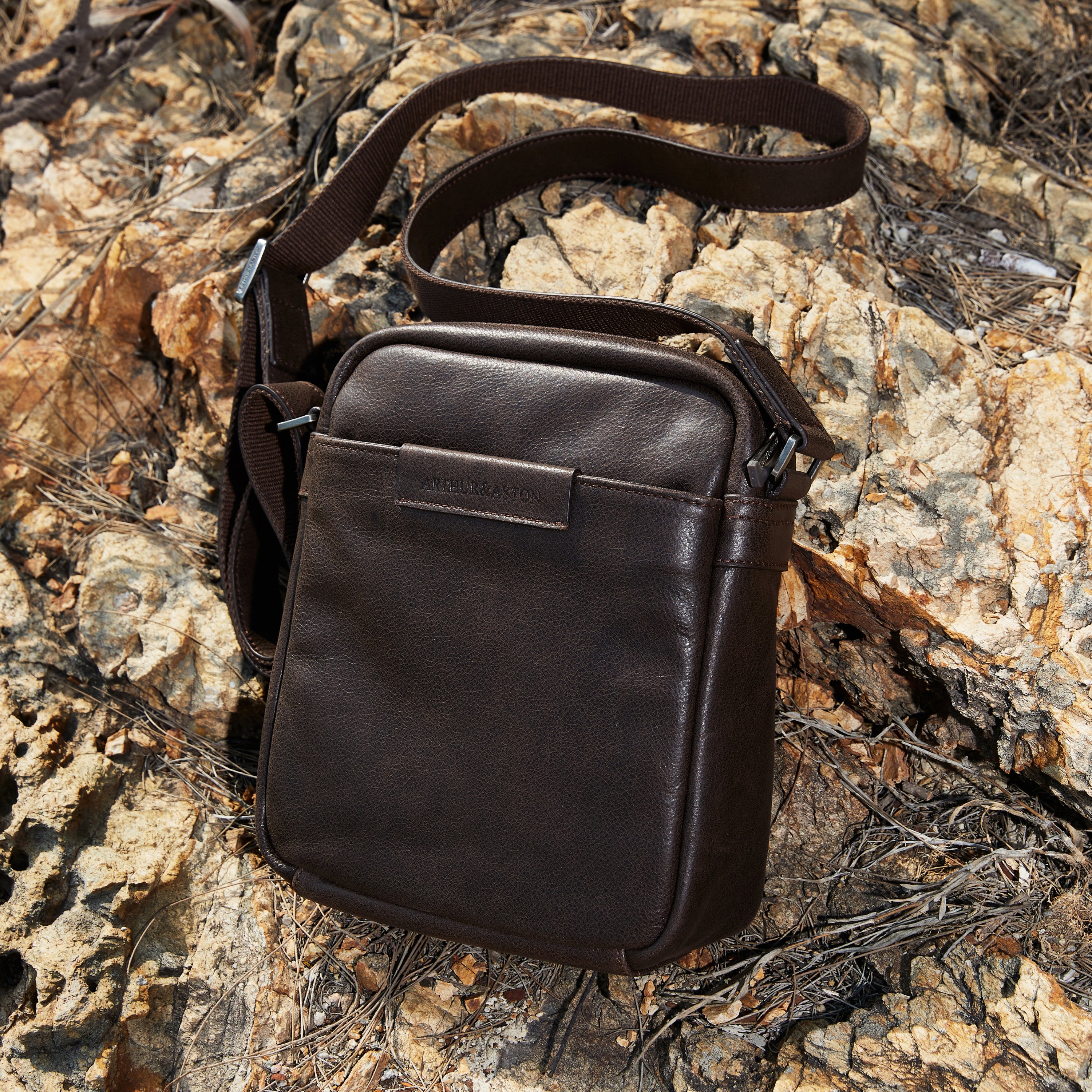 Diego leather medium crossbody bag