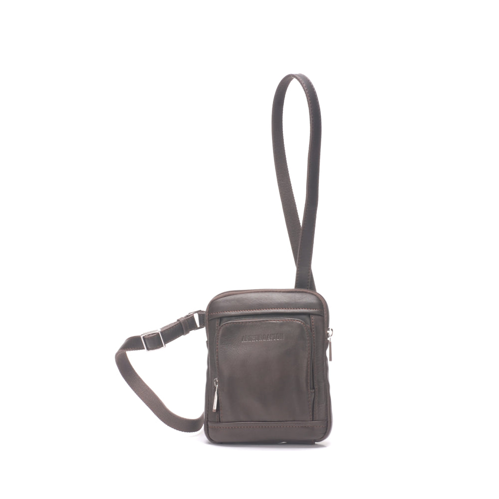 Small body bag Pablo model in dipped leather