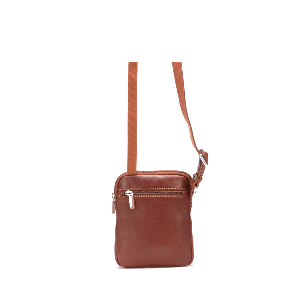 Small body bag Pablo model in dipped leather