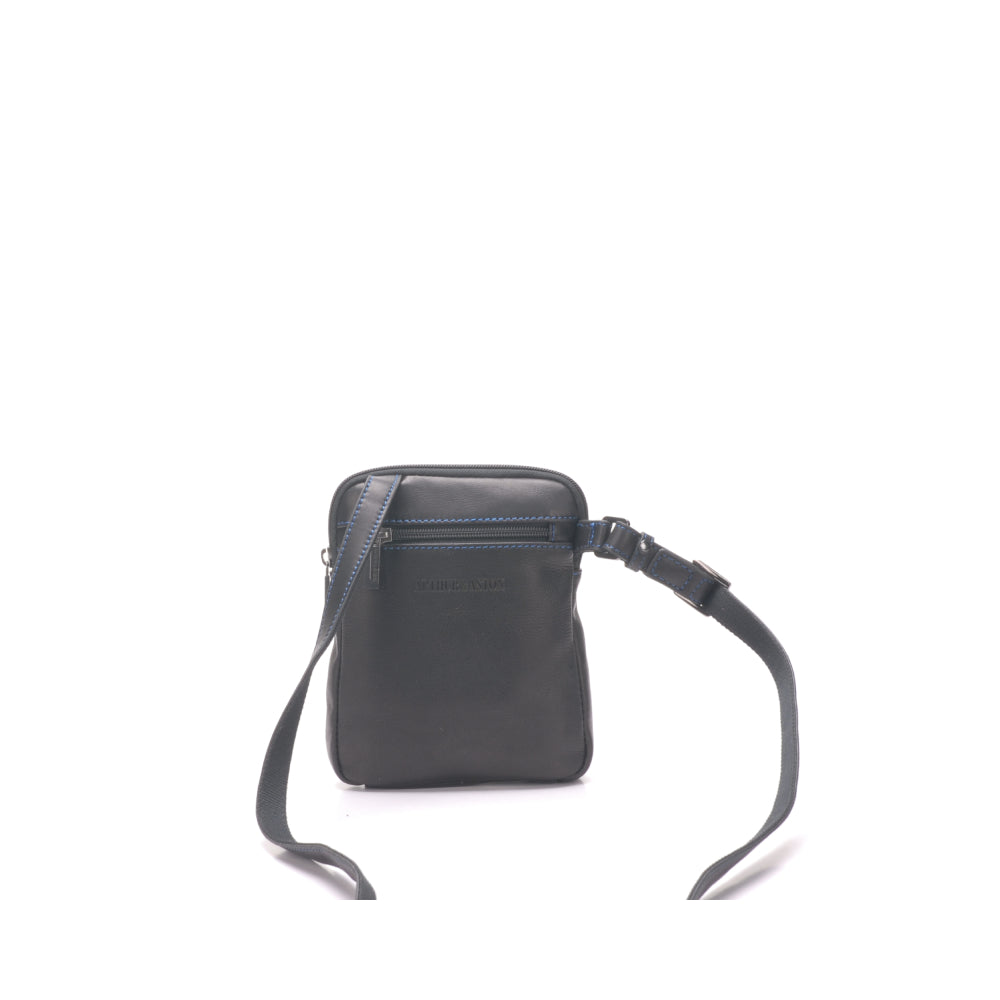 Small body bag Pablo model in dipped leather