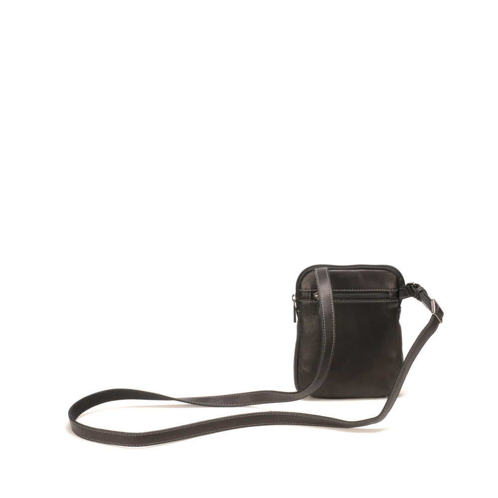 Small body bag Pablo model in dipped leather