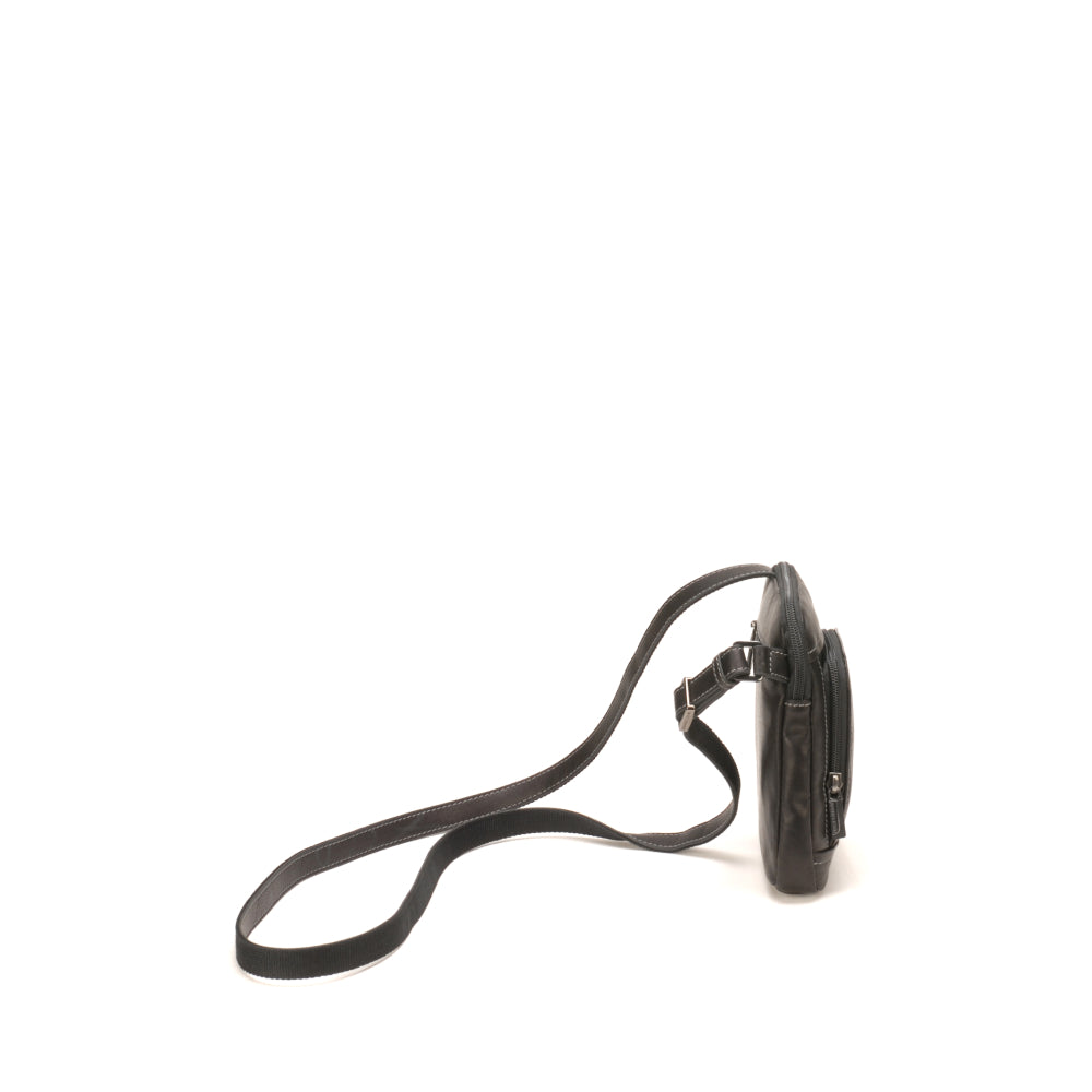 Small body bag Pablo model in dipped leather