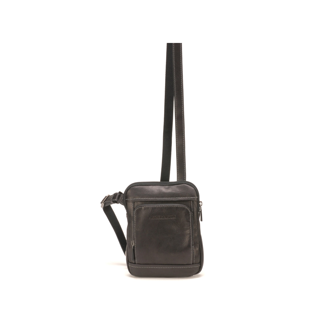 Small body bag Pablo model in dipped leather