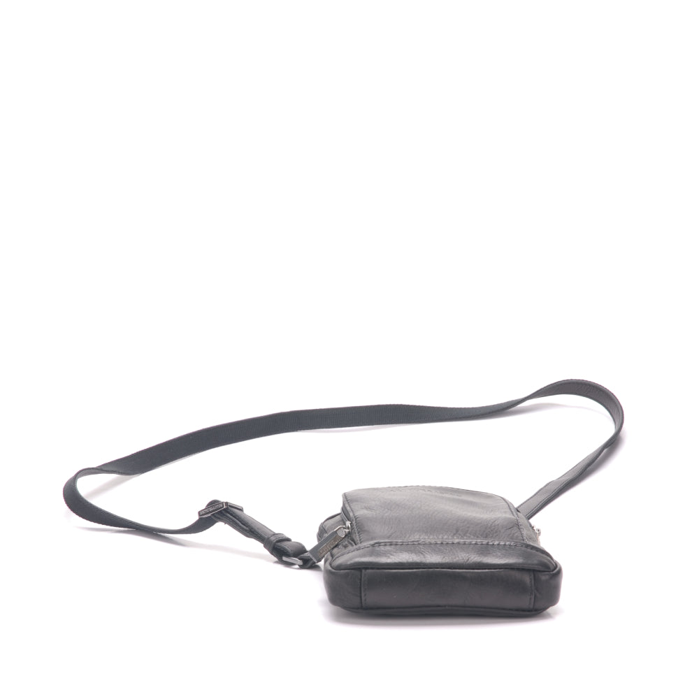 Small body bag Pablo model in dipped leather