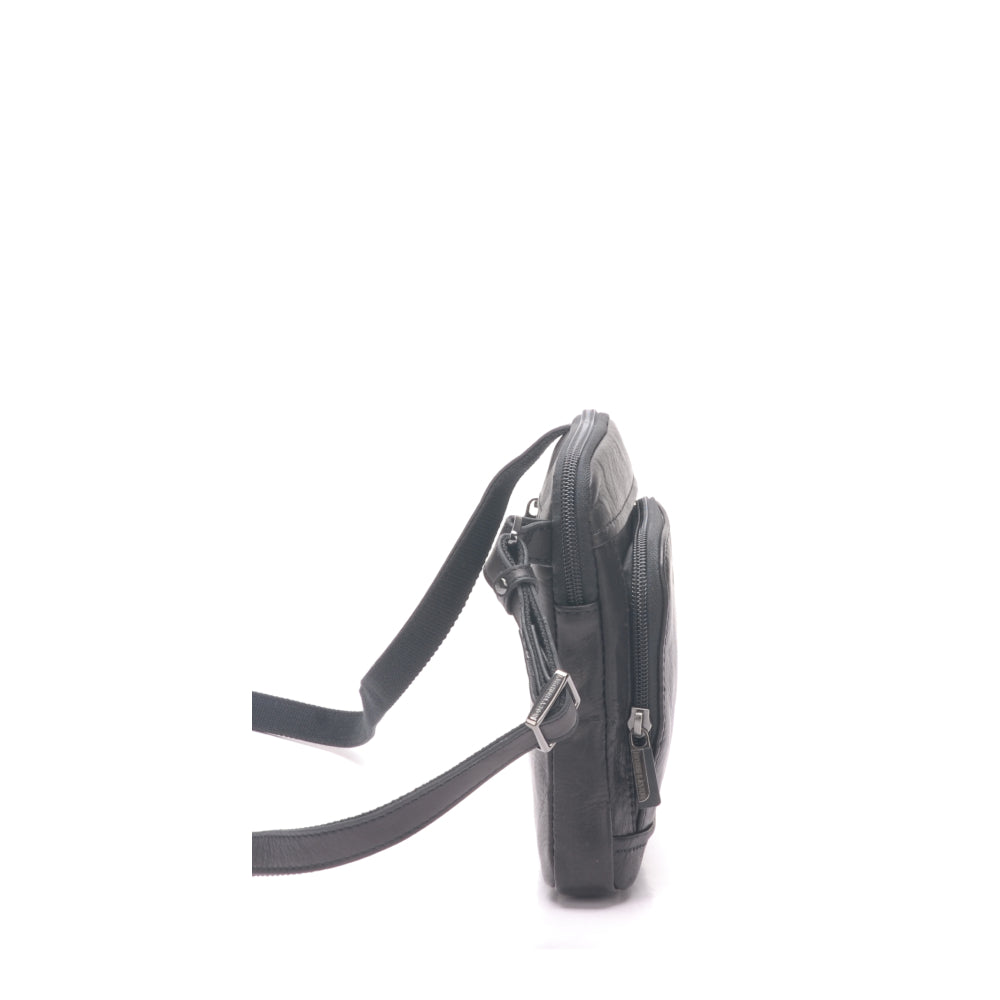 Small body bag Pablo model in dipped leather