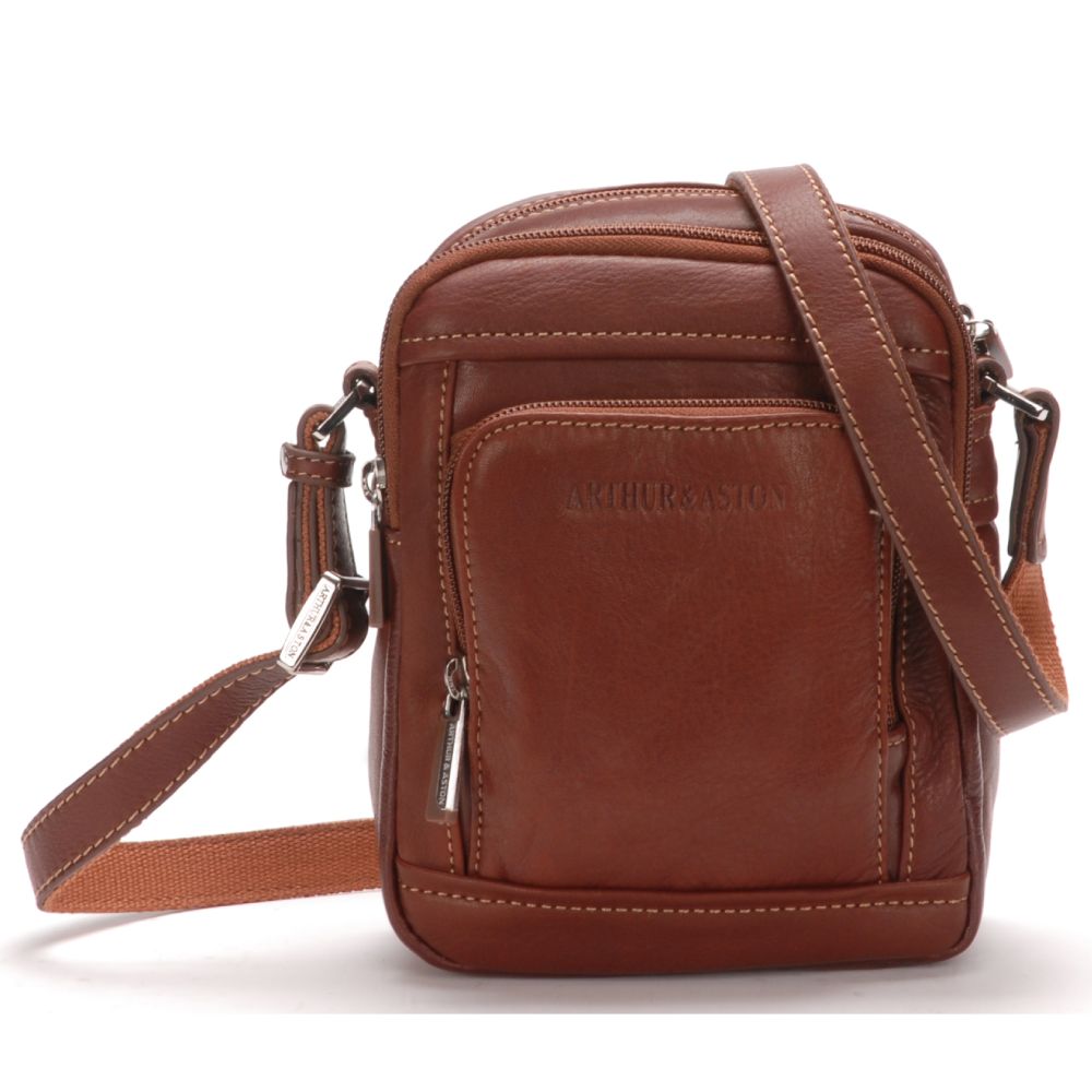 Small Pablo crossbody bag in dipped leather