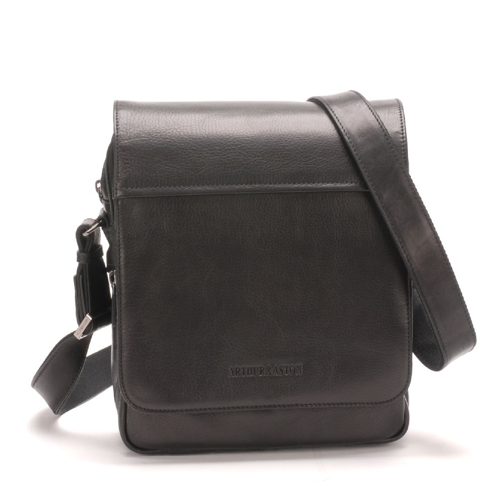 Pablo leather flap crossbody bag