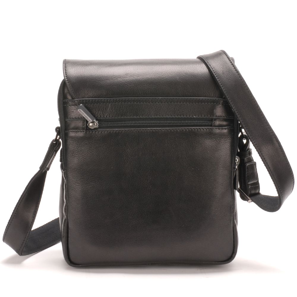 Sac travers à rabat Pablo cuir plongé