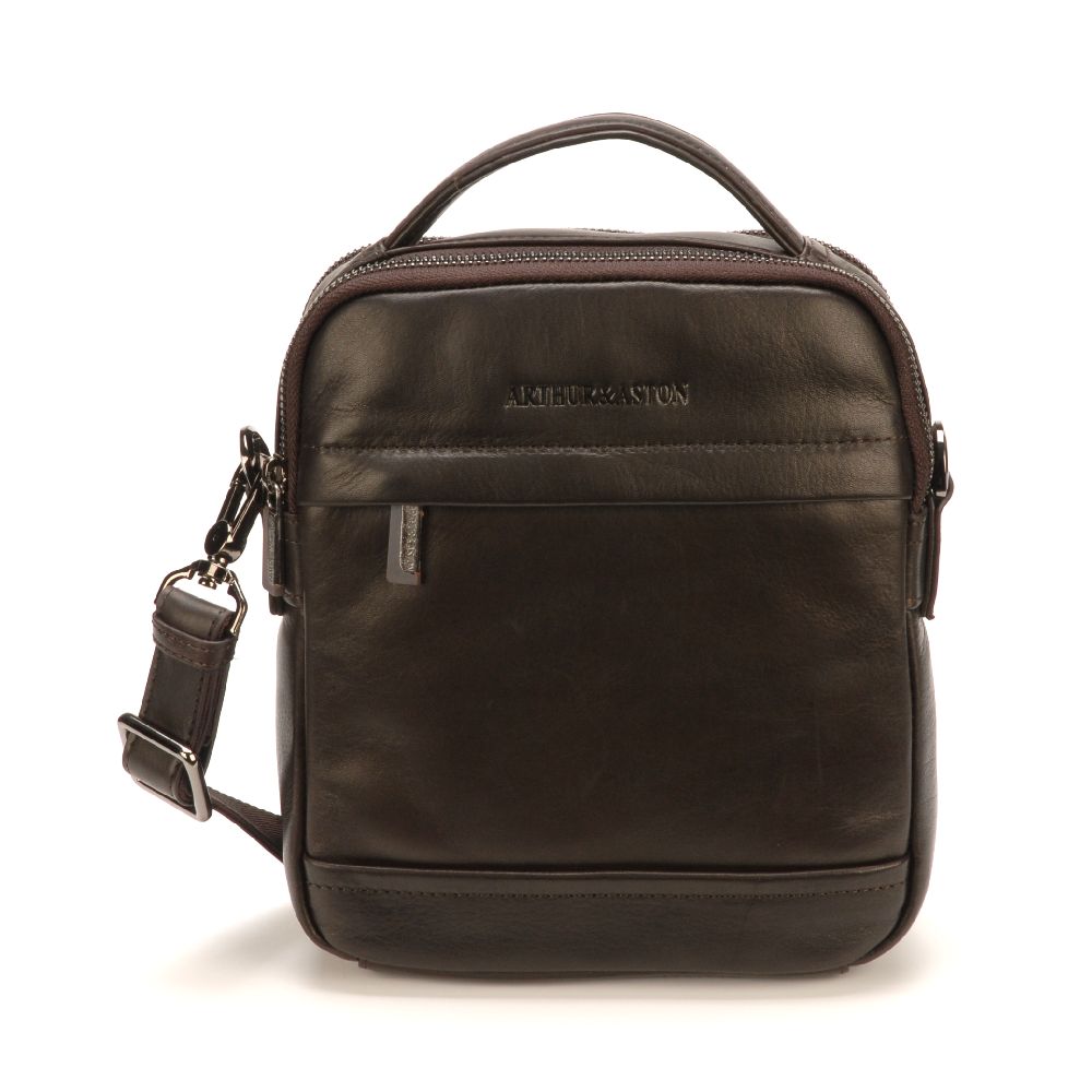 Large Pablo leather satchel