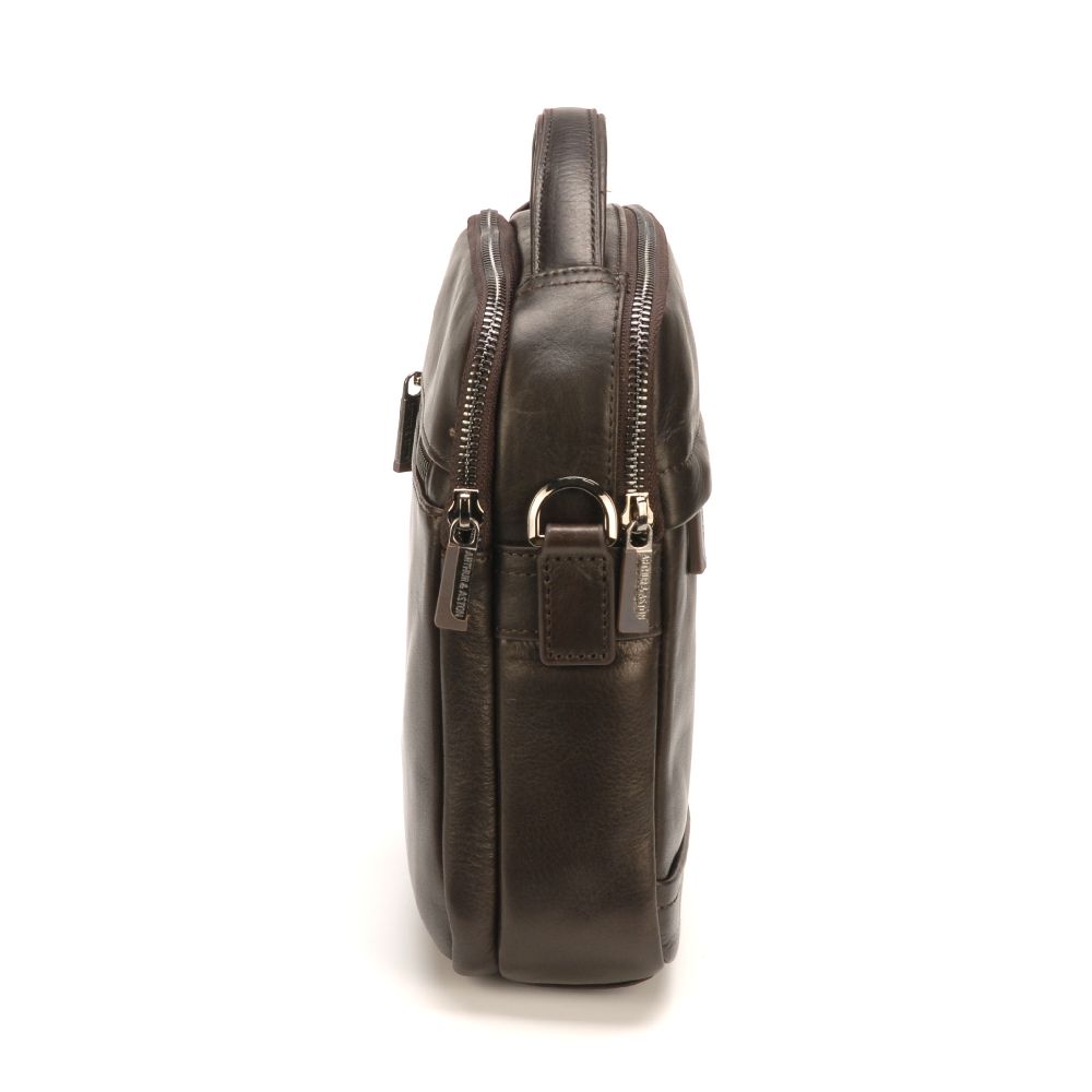 Large Pablo leather satchel