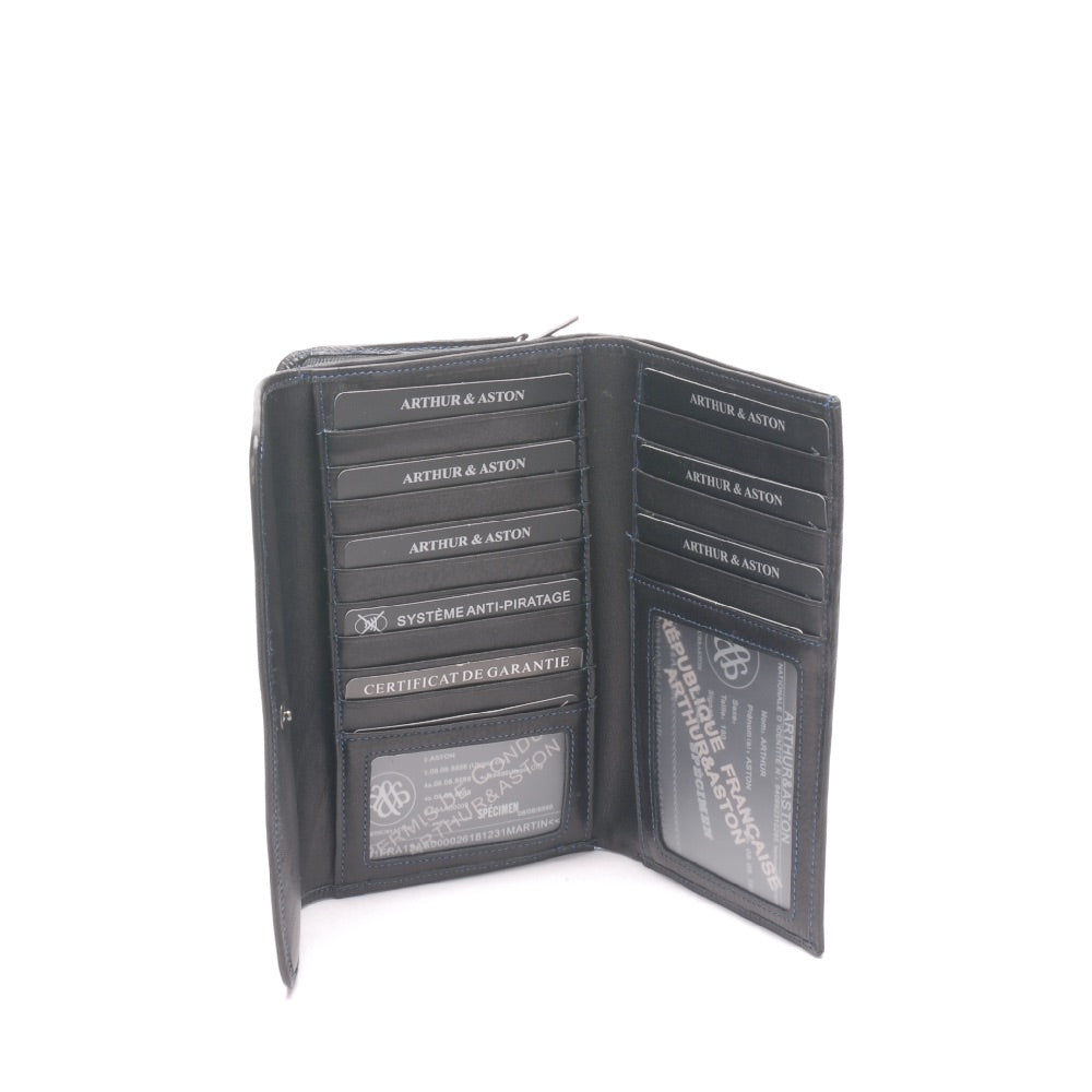 Compagnon Porte Chéquier Pablo cuir plongé