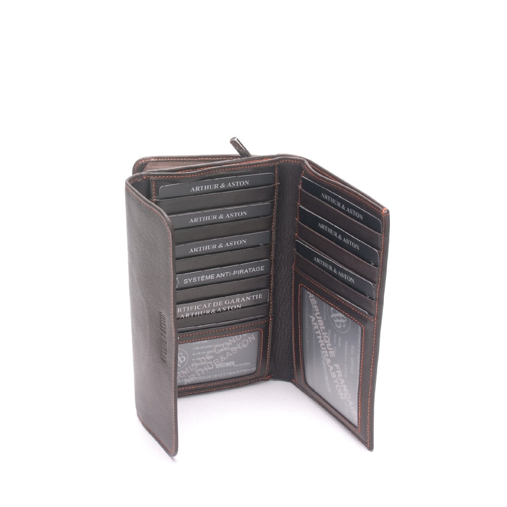 Compagnon Porte Chéquier Pablo cuir plongé