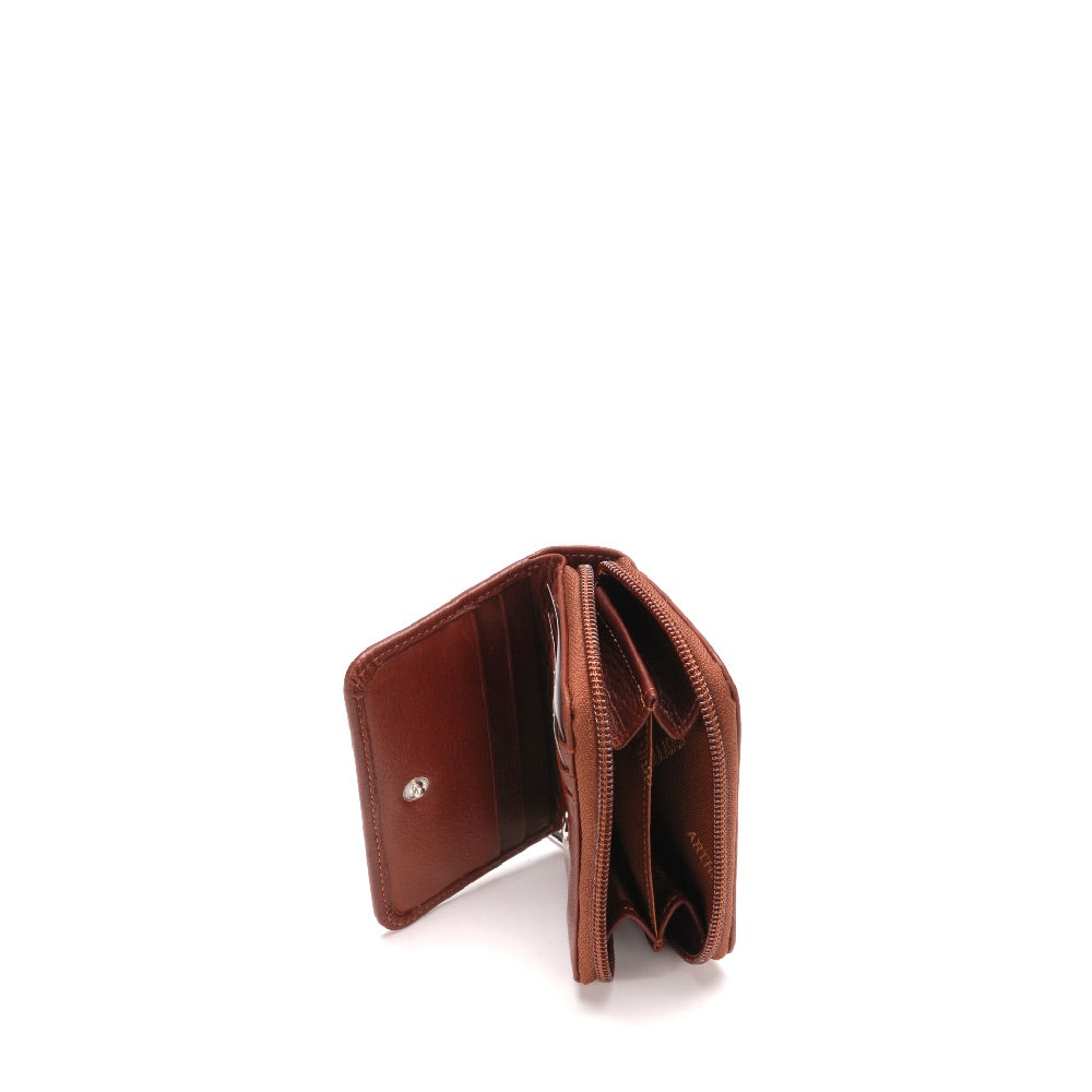 Pablo leather wallet and cards