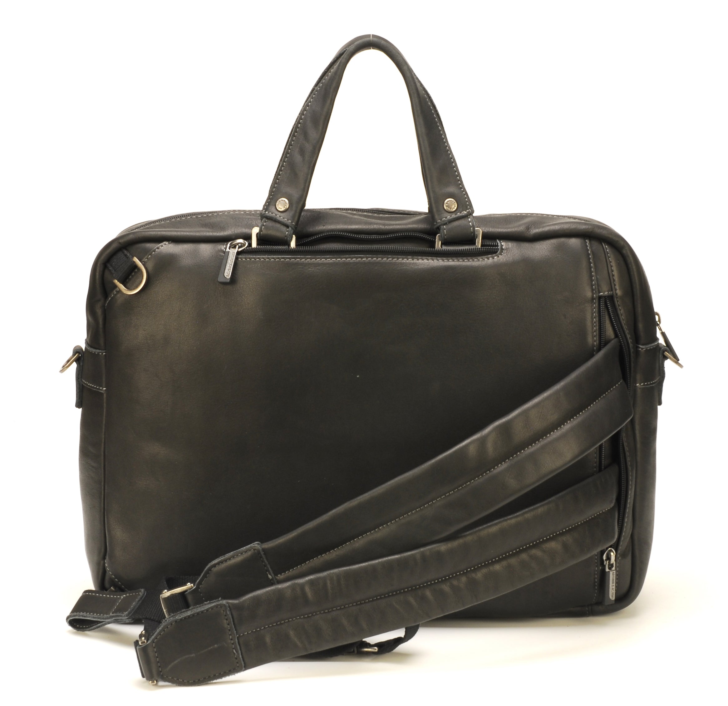 Johany convertible leather briefcase