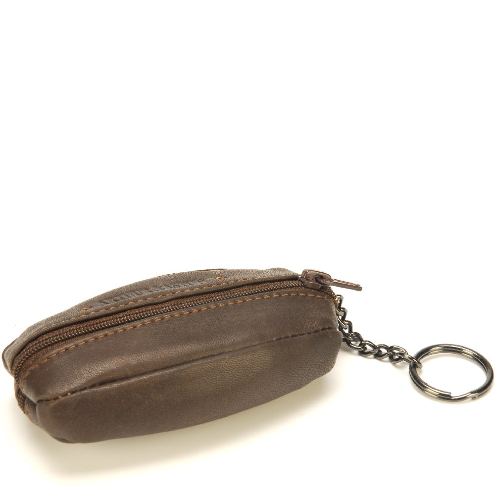 Porte-monnaie grain de café cuir Johany