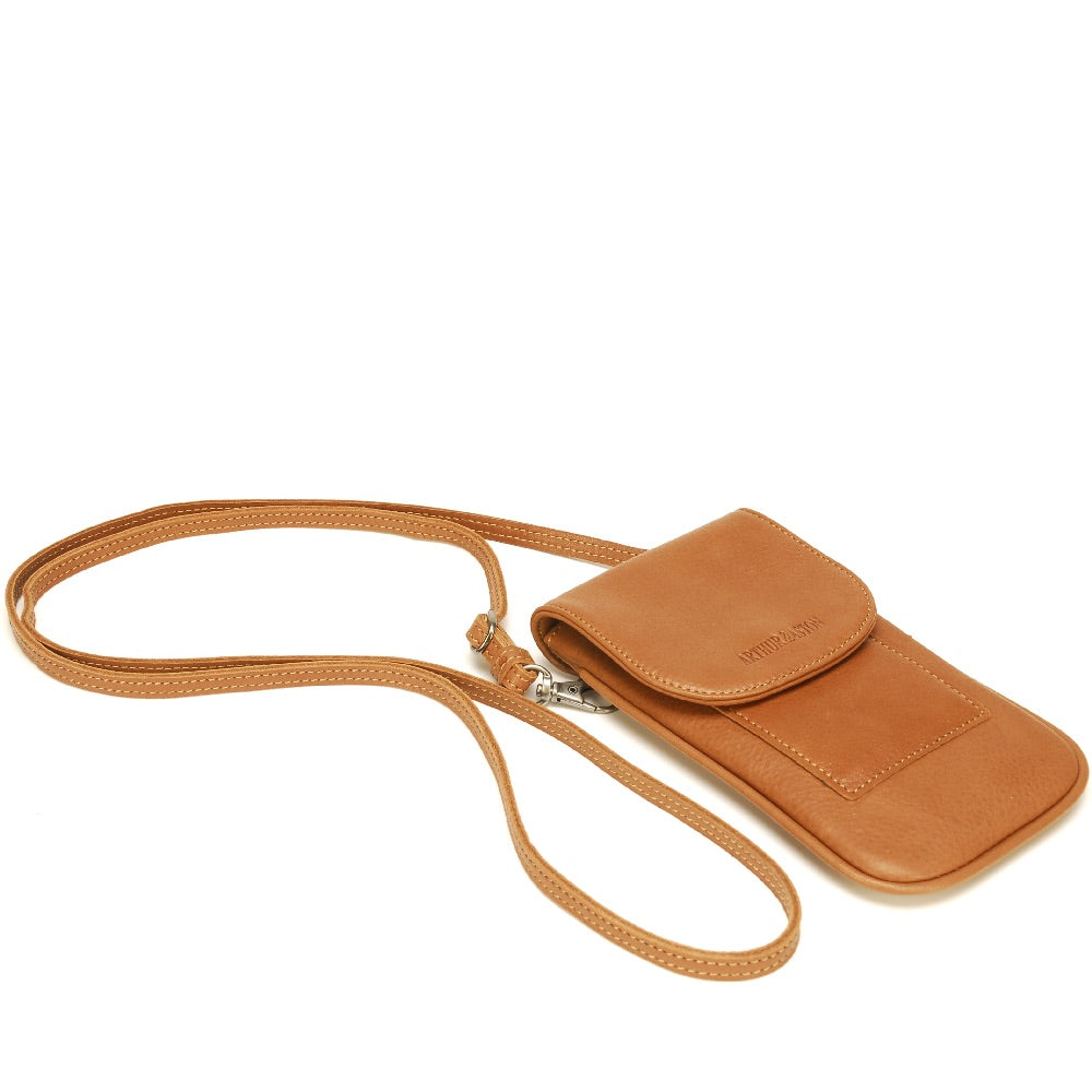 Pochette téléphone bandoulière Johany cuir