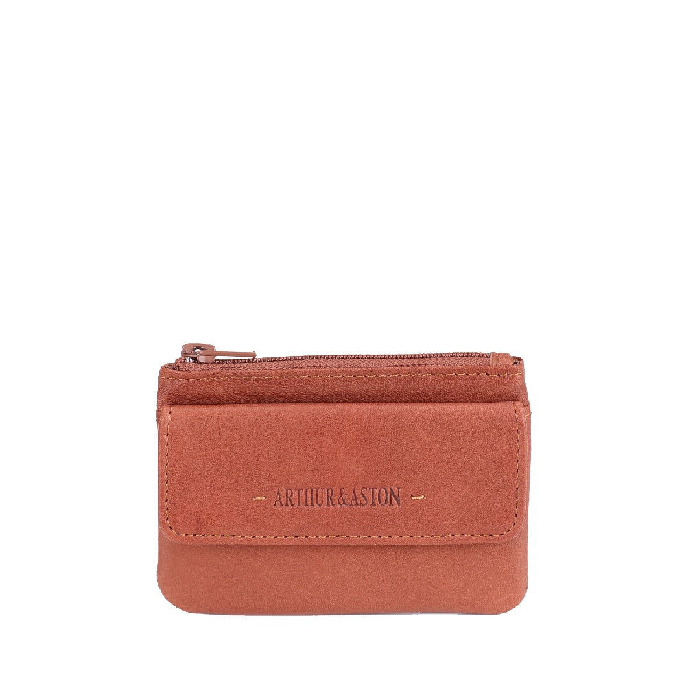 Johany leather zipped purse