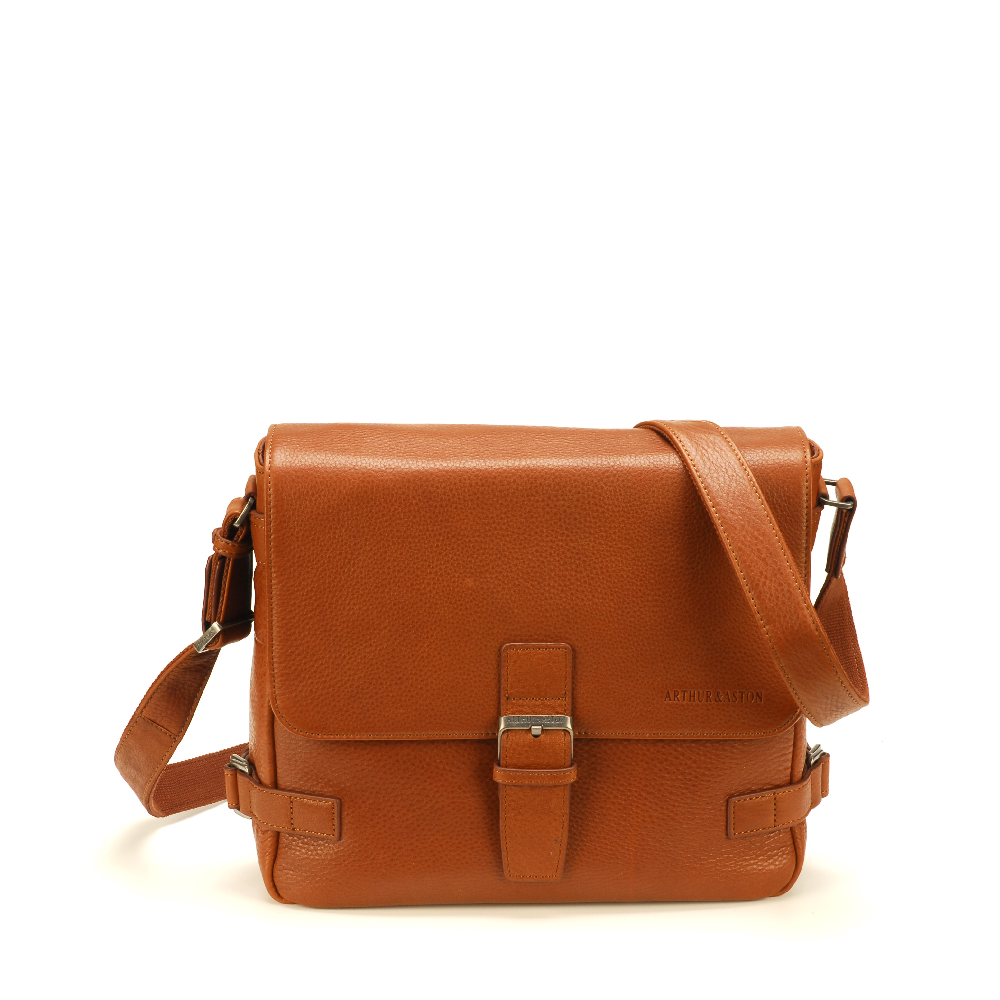 Simon leather satchel