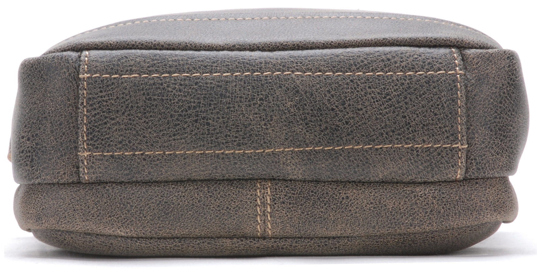 Cristiano large model crossbody bag in destroyed leather