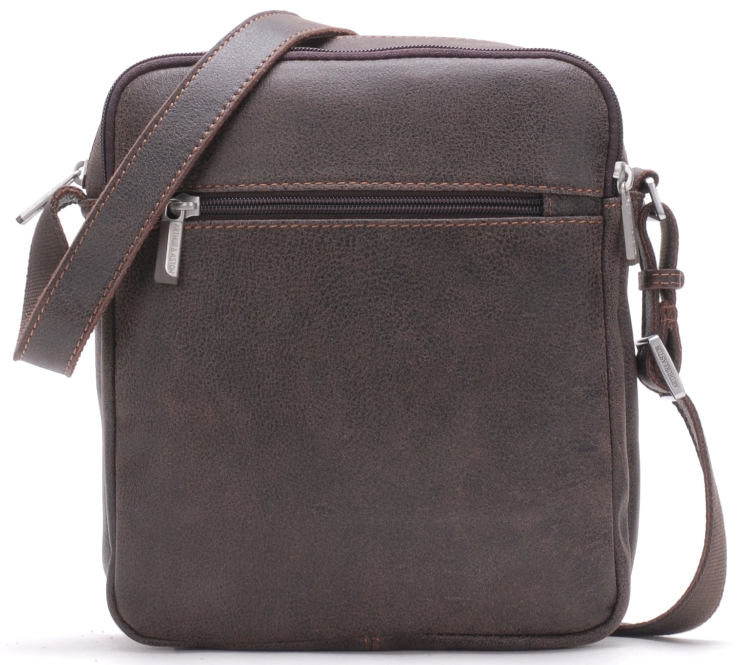Cristiano large model crossbody bag in destroyed leather