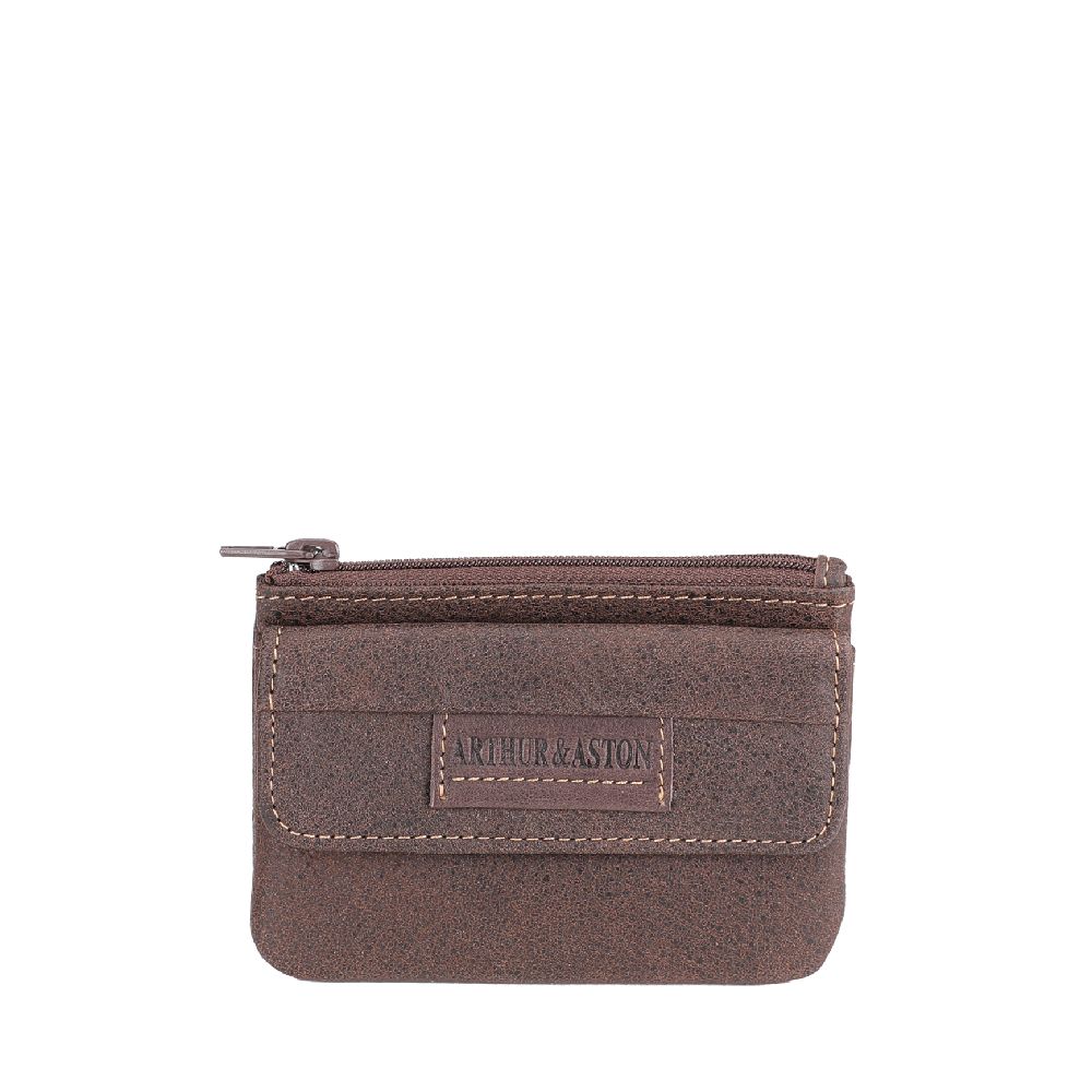 Porte-monnaie zippé Marco cuir