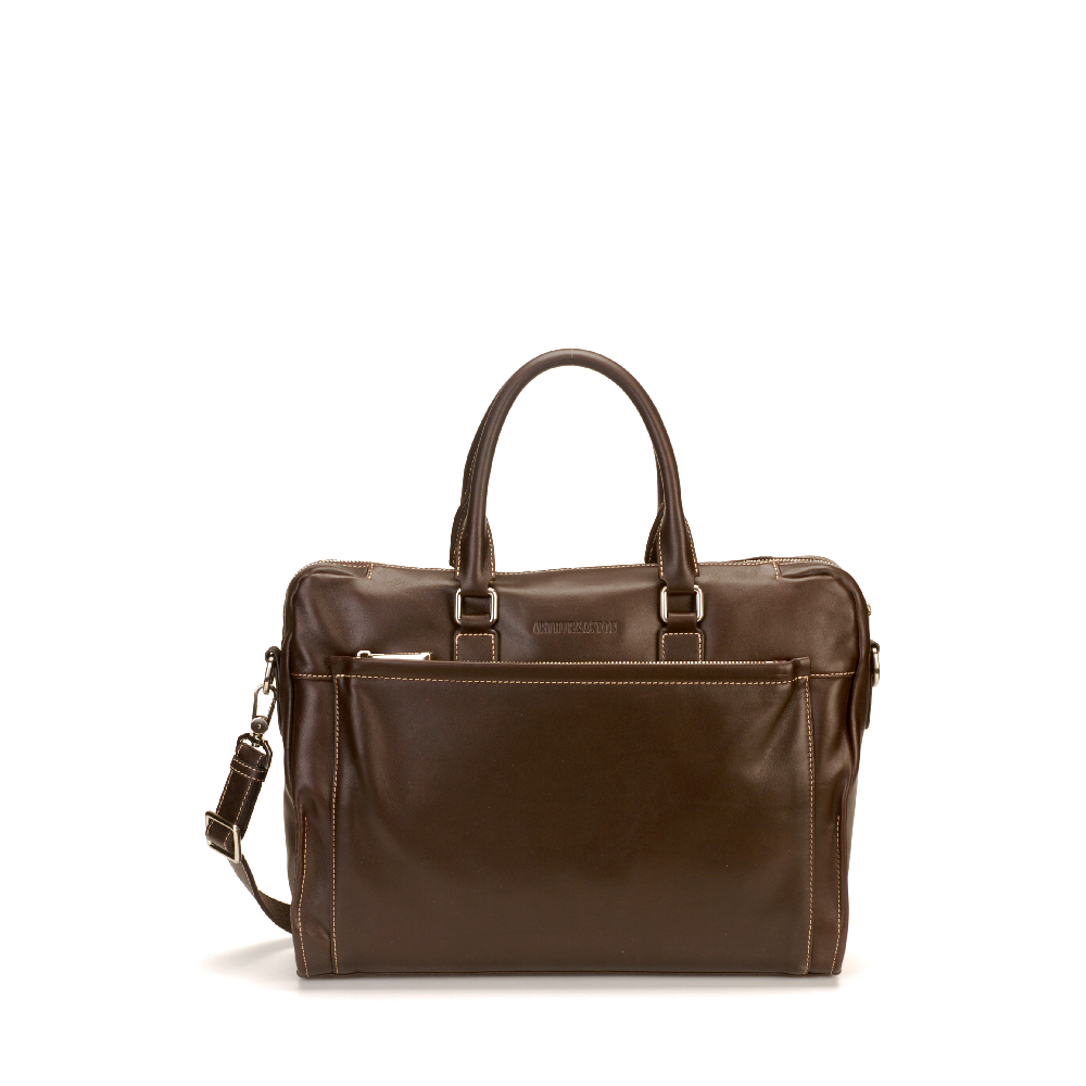 Gustave cowhide leather briefcase