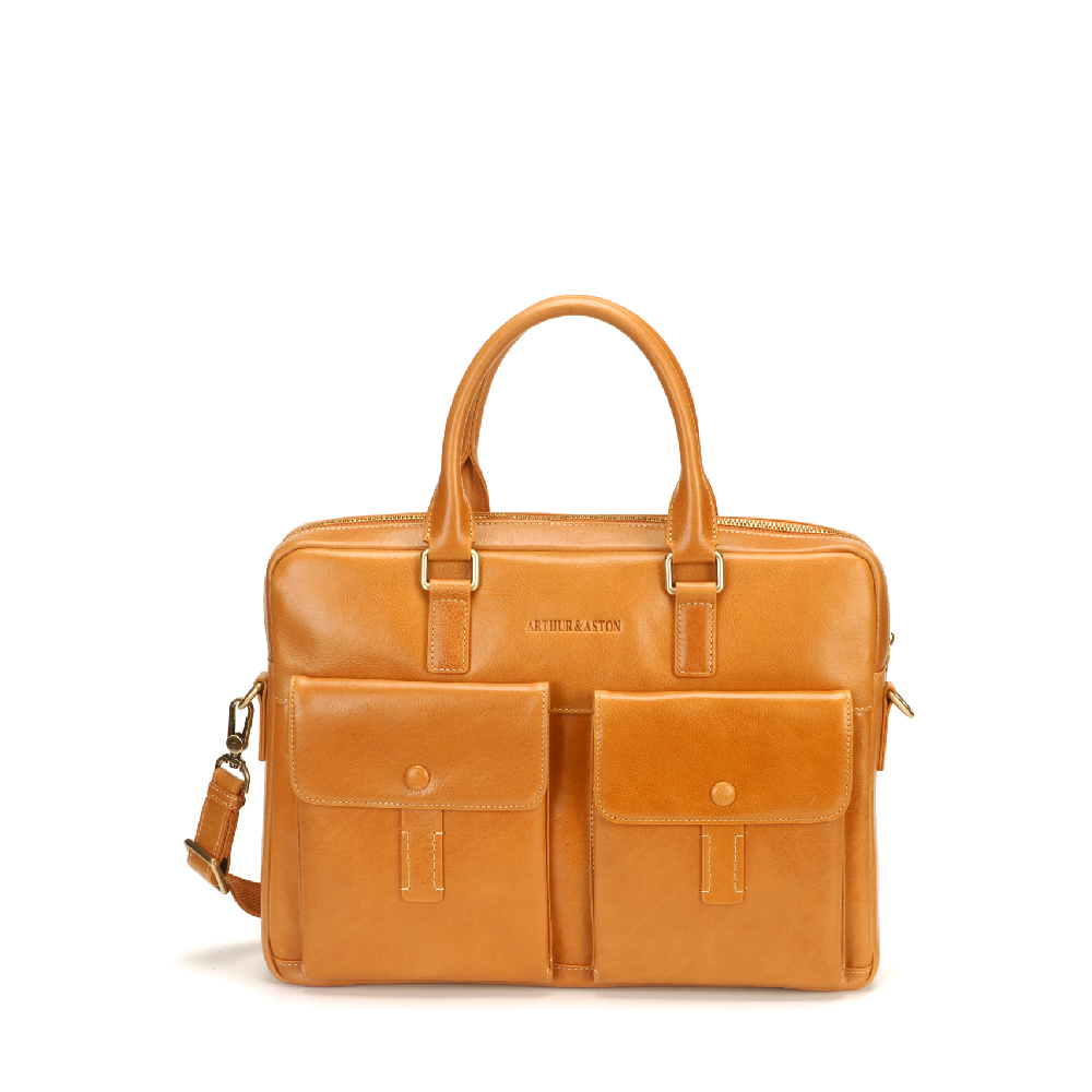 Ulysse Leather Briefcase