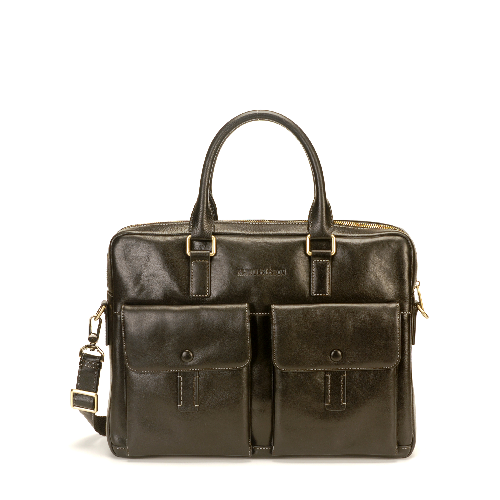 Ulysse Leather Briefcase