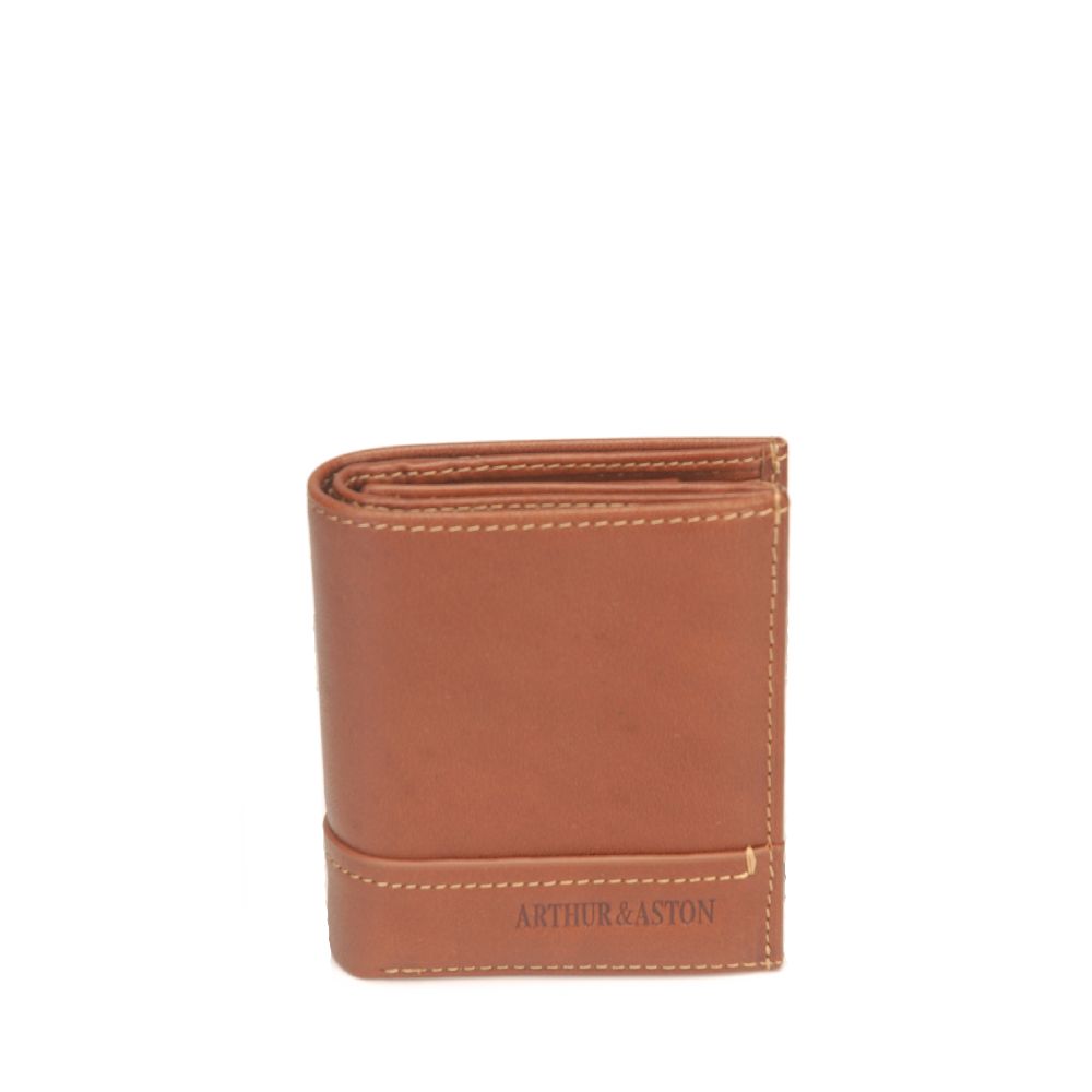 Portefeuille Homme En Cuir Bordeaux Et Noir - Slim, Zippé, Fait Main, Neuf Avec étiquettes