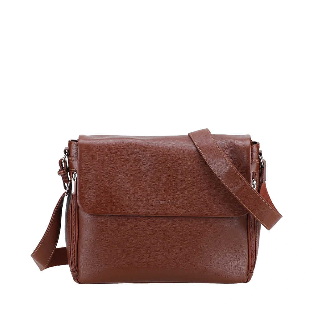 Dorian Small Leather Messenger Bag