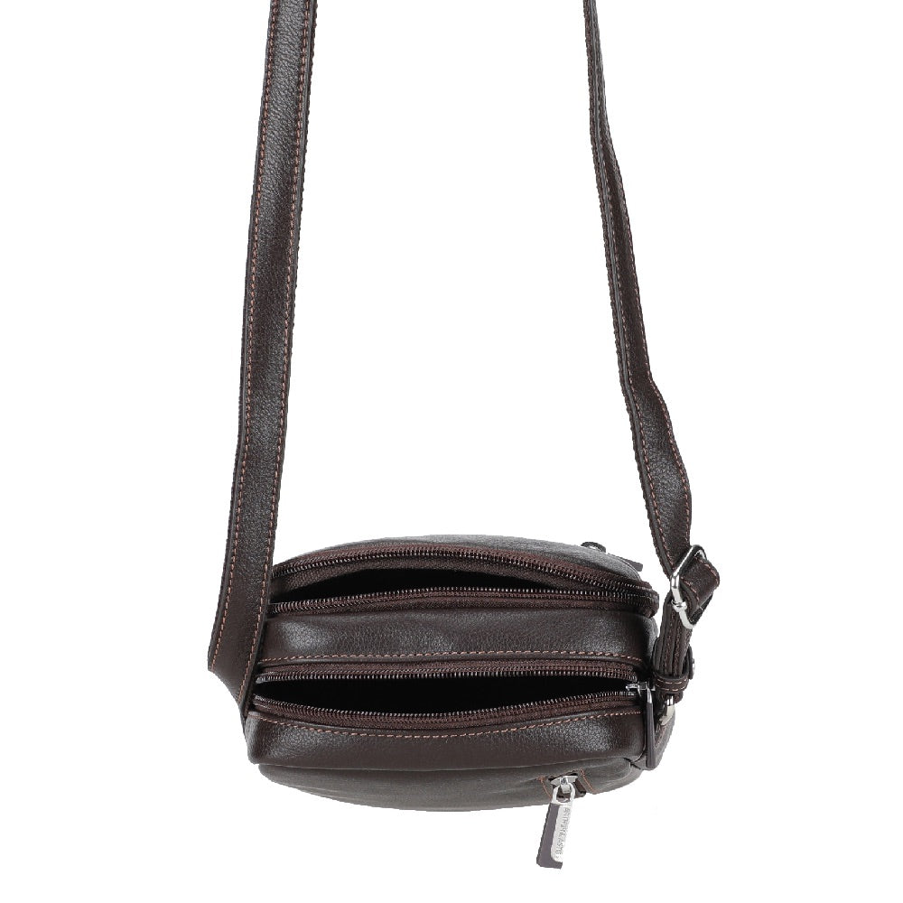 Sac travers moyen modèle cuir Dorian