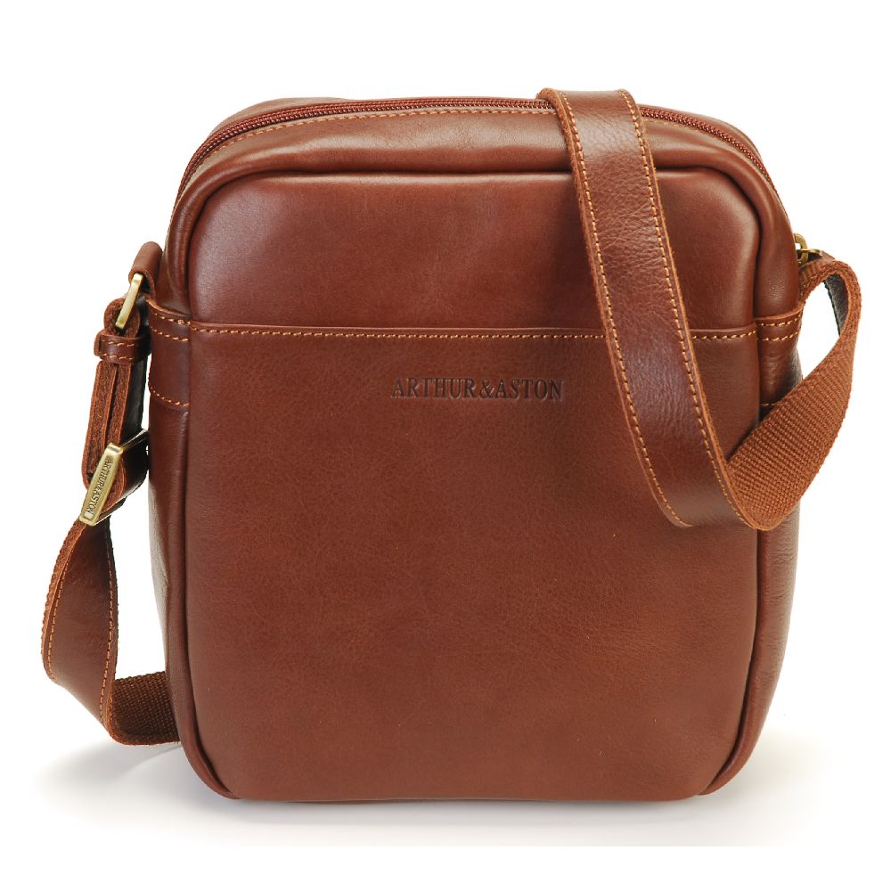 Adam cowhide leather crossbody bag