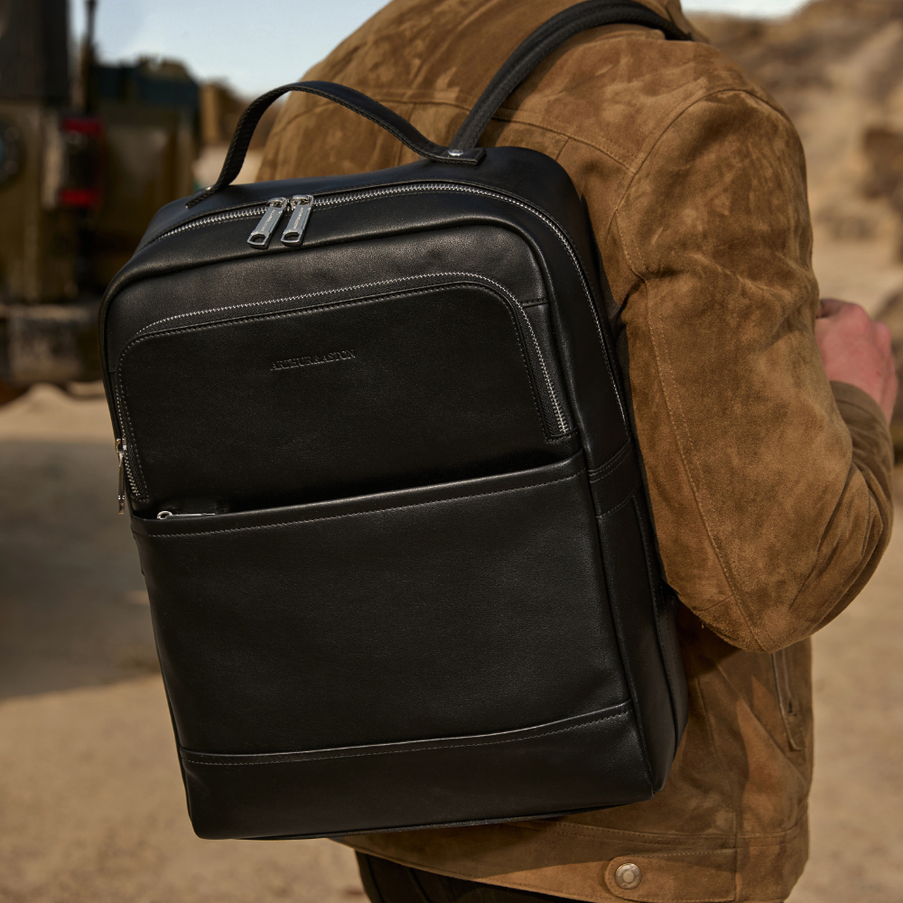 Walter split leather backpack 2311-09