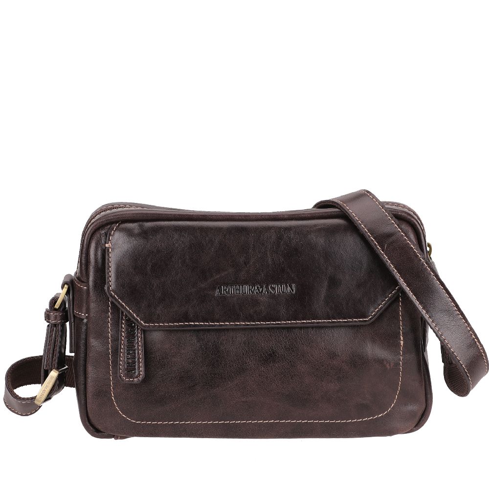 Martin Leather Crossbody Bag