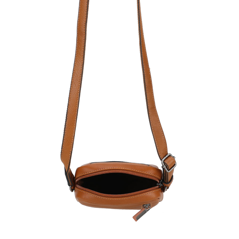 Leon Leather Crossbody Bag