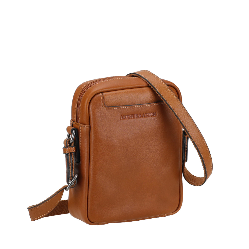 Leon Leather Crossbody Bag
