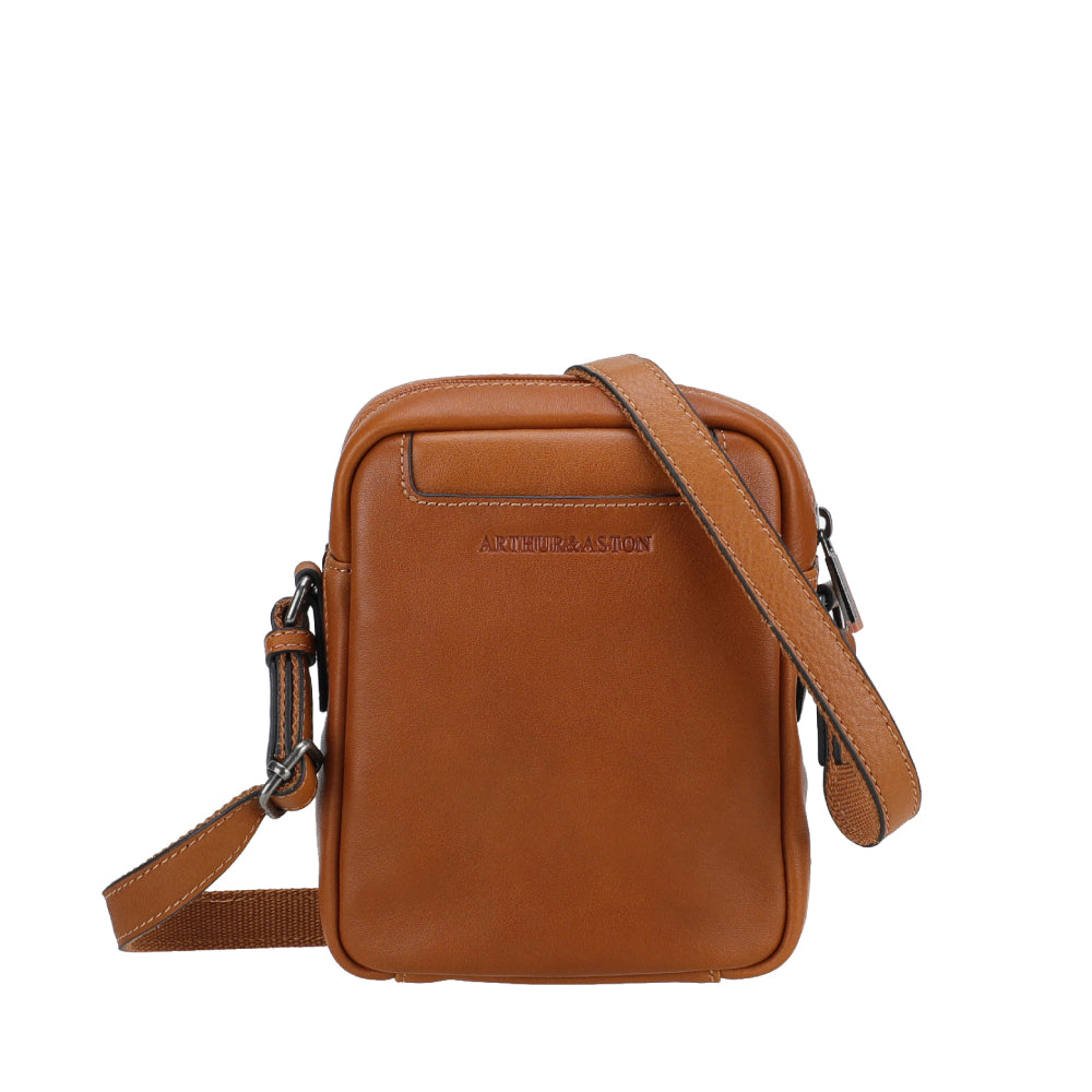 Leon Leather Crossbody Bag