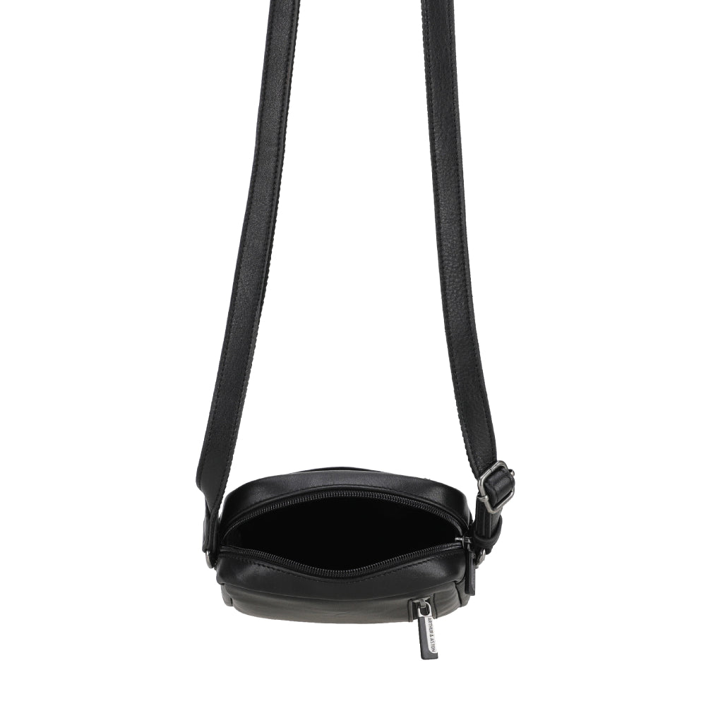 Leon Leather Crossbody Bag