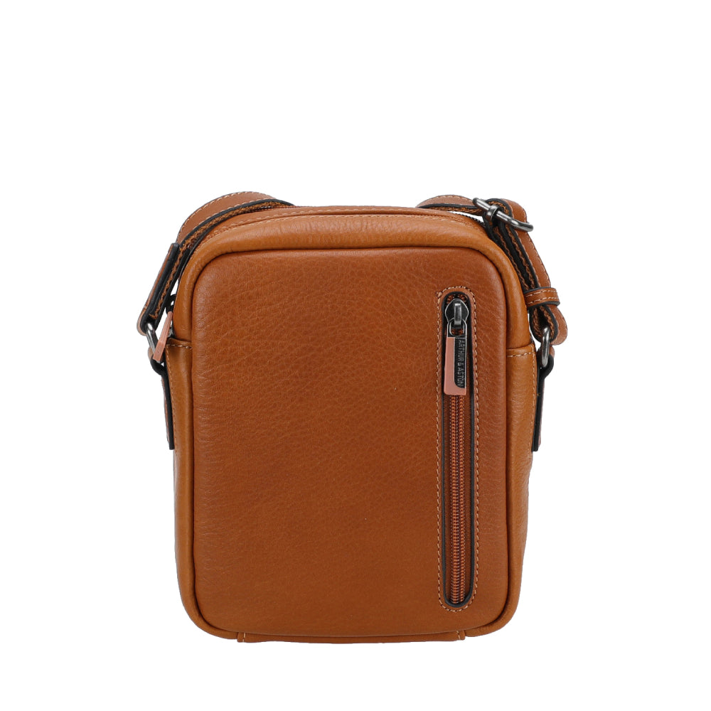 Leon Leather Crossbody Bag