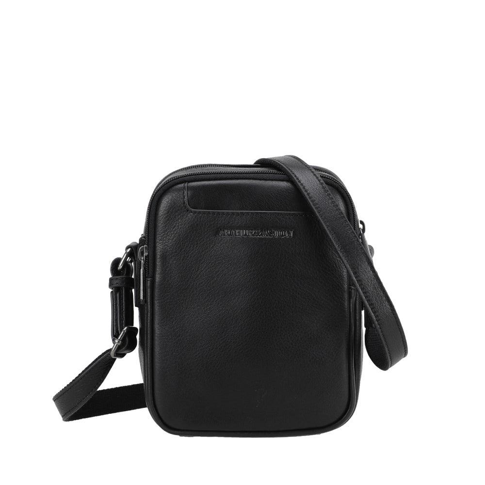 Leon Leather Crossbody Bag
