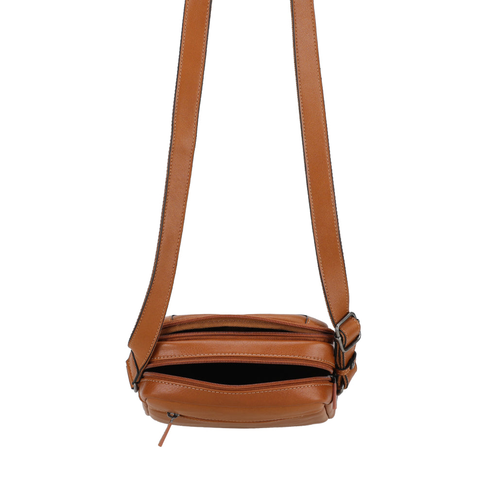 Leon Leather Crossbody Bag