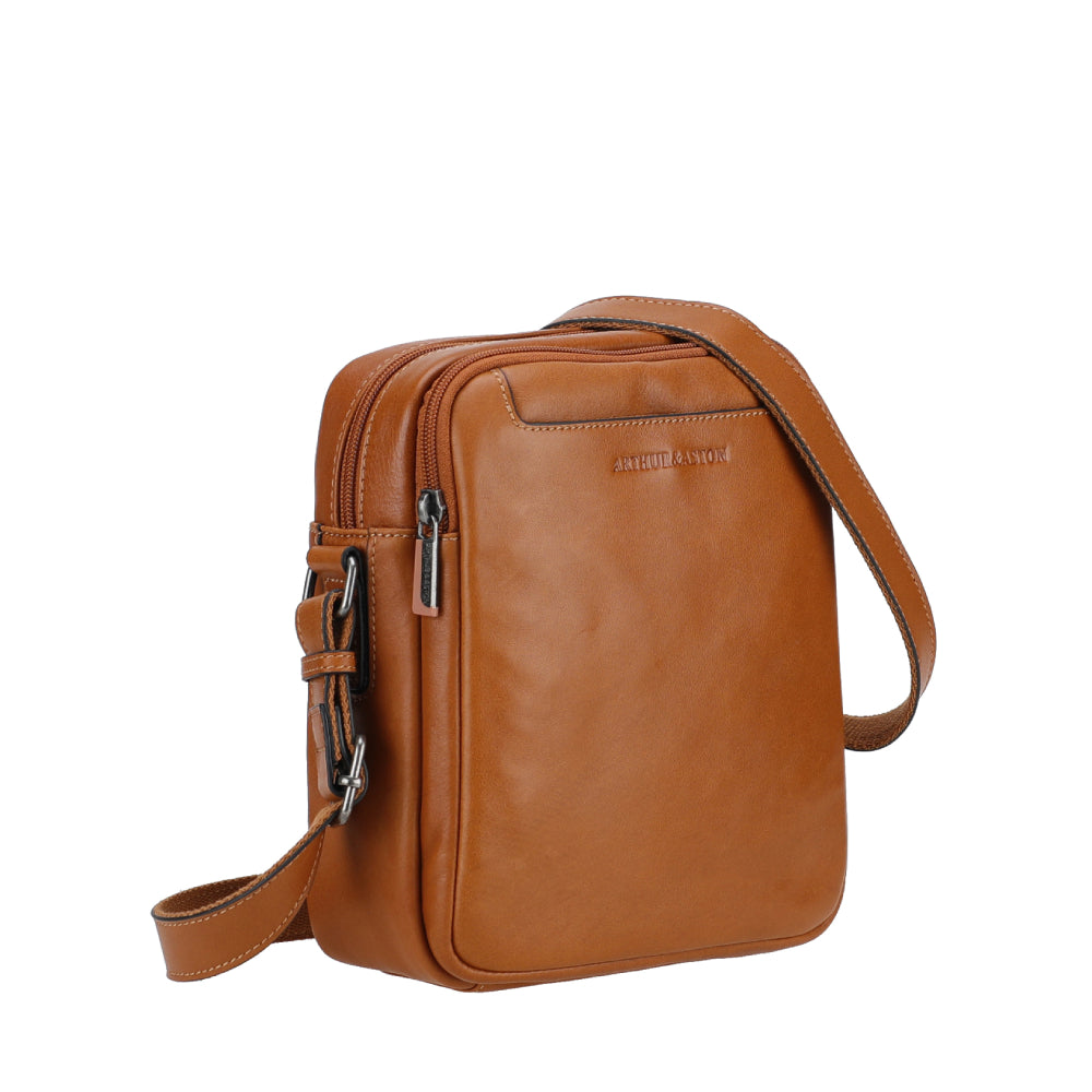 Leon Leather Crossbody Bag