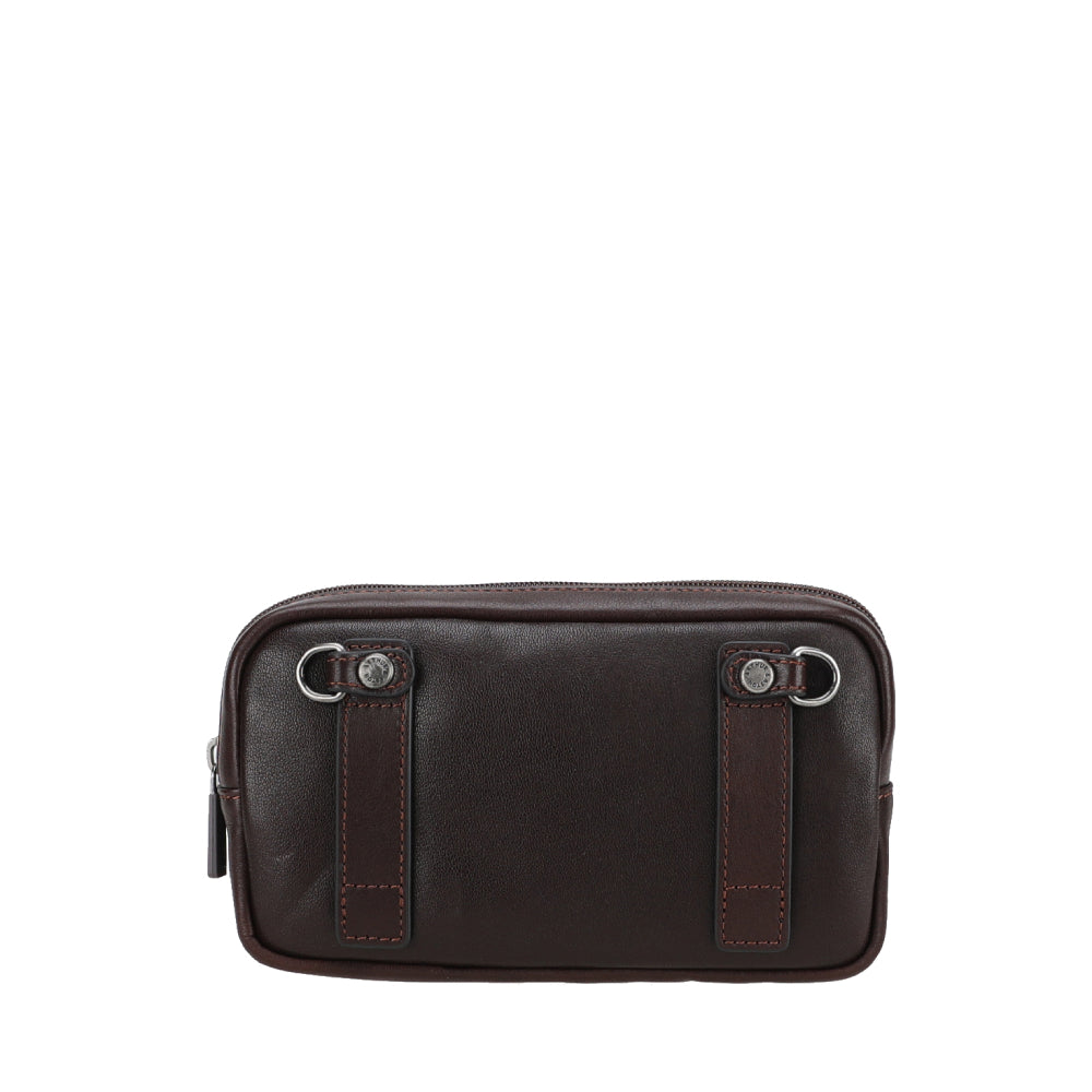 Léon leather belt pouch