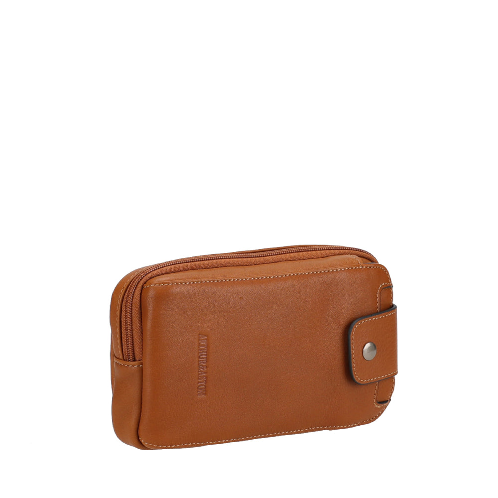 Léon leather belt pouch