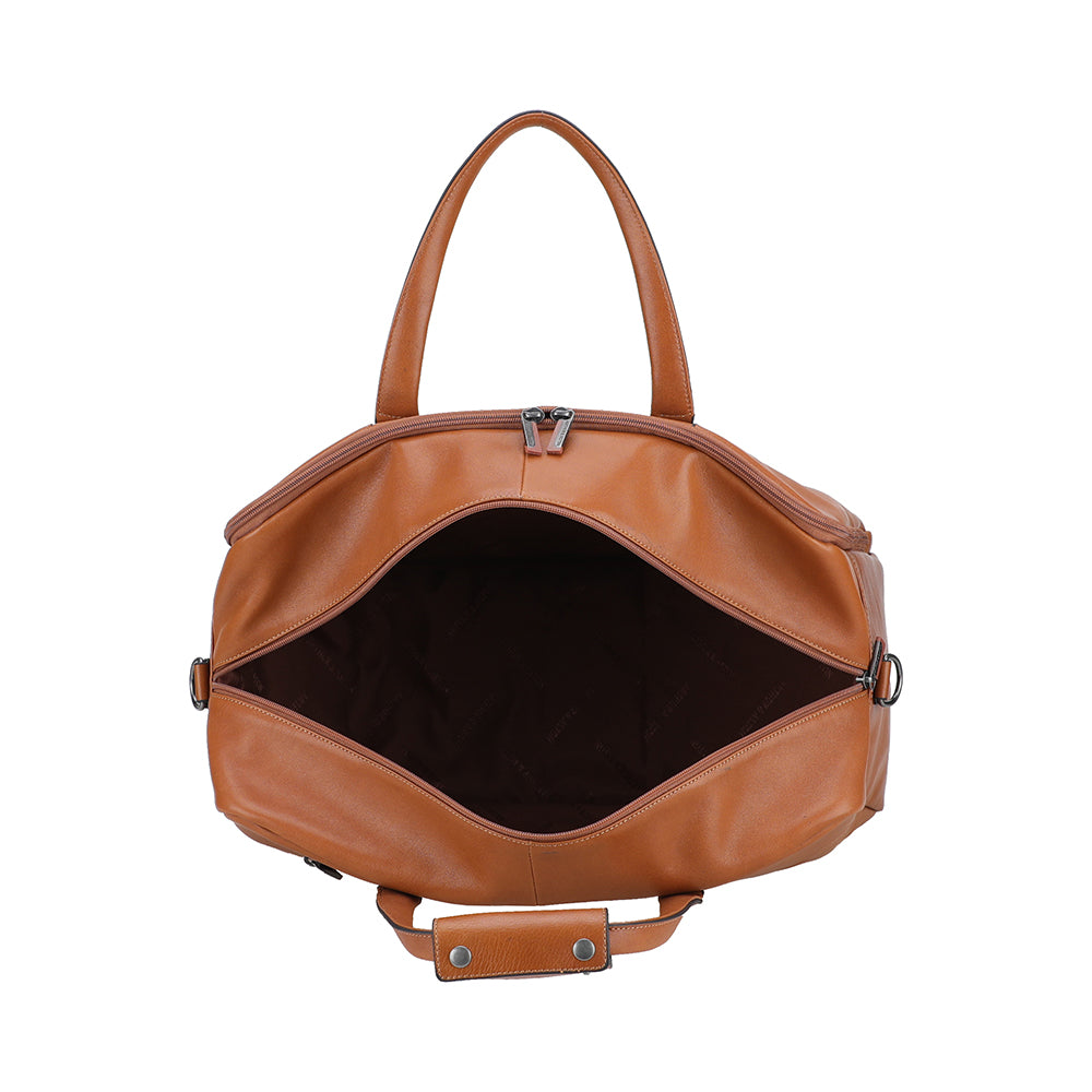Leon leather travel bag