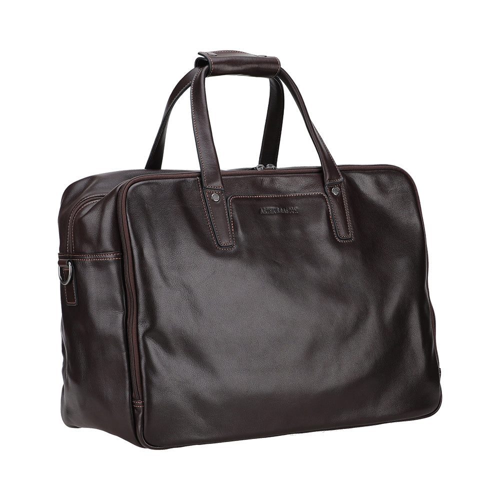 Leon leather travel bag